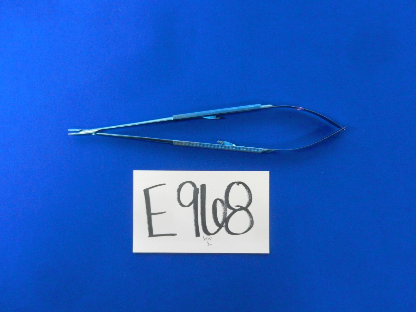 E968 V. Mueller Jacobson Titanium Tapered Micro Needle Holder 25.4cm CH03200-S