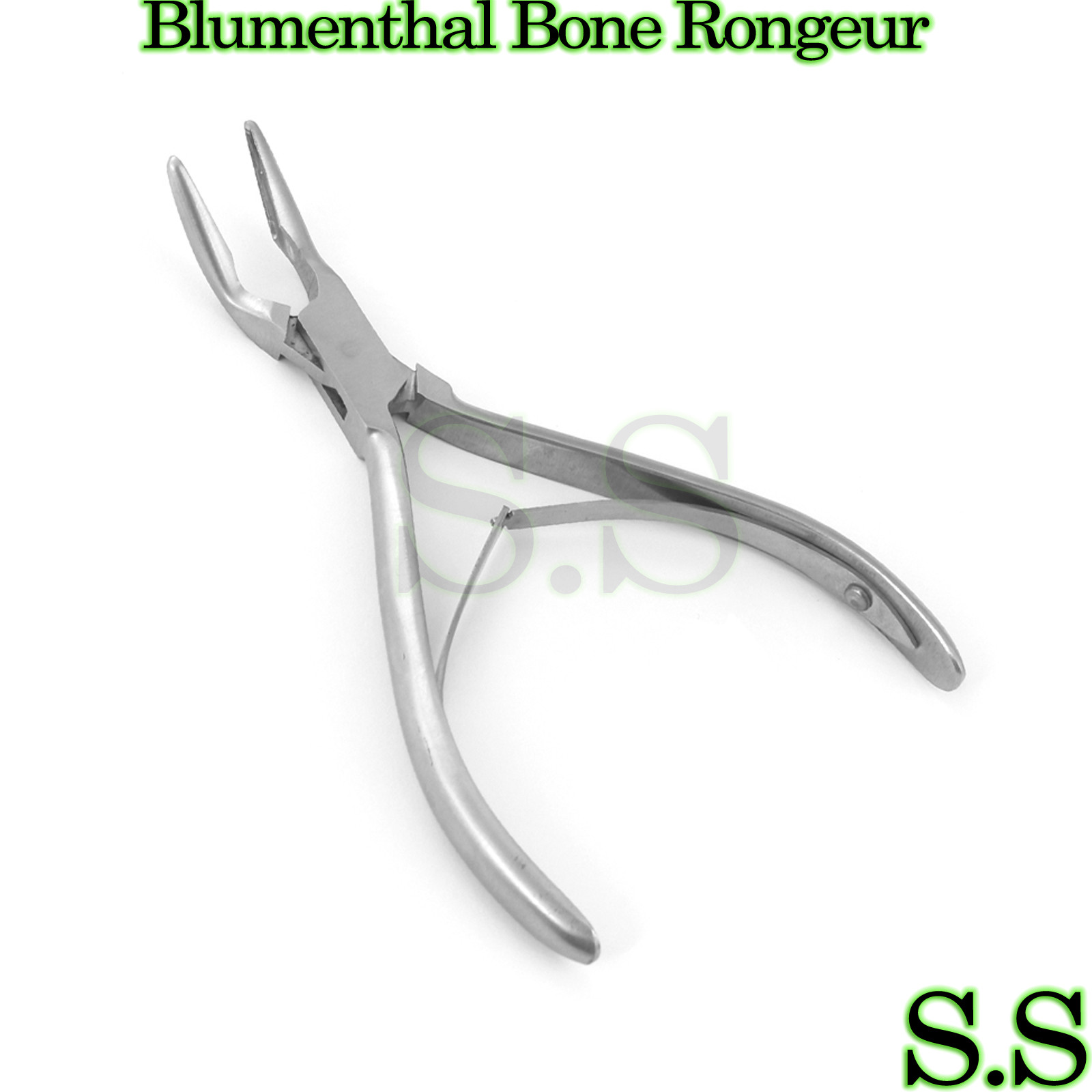 3 Pieces Of Blumenthal Bone Rongeur 45 Degree 6″ Surgical Dental Instruments