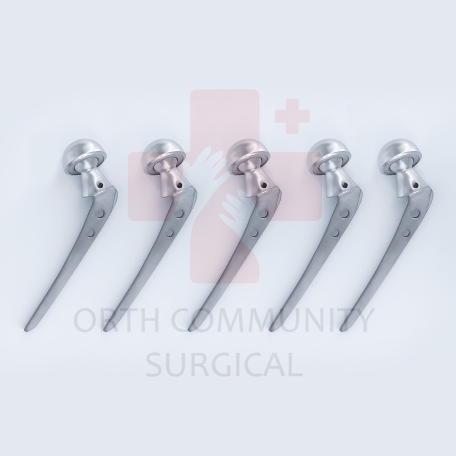 Pack Of 1 Bipolar Hip Prothesis 316 L Medical Material 37 To 56 mm Size