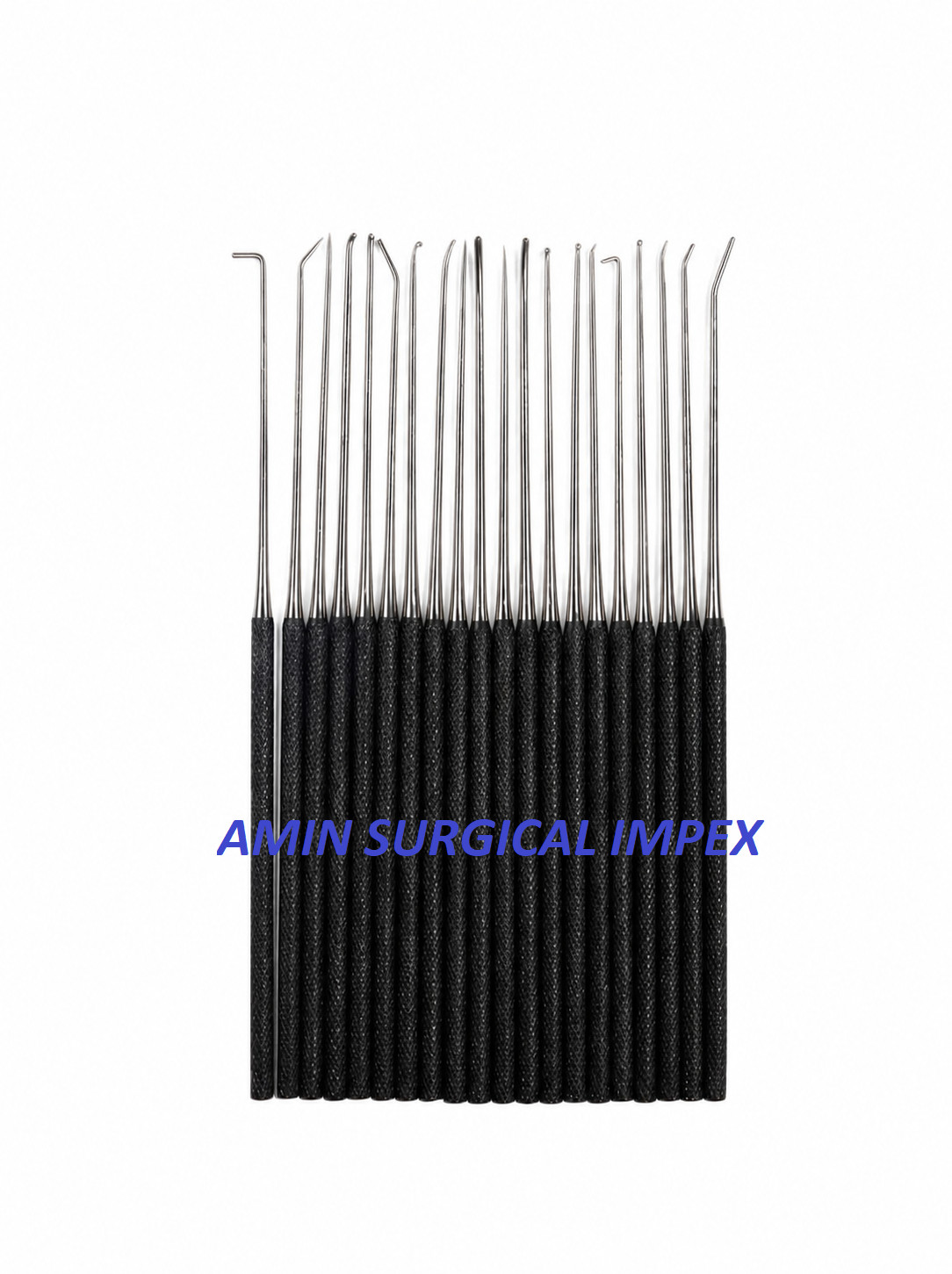 Rhoton Micro Dissector Set 20PCS Black Neurosurgery Surgical Instruments