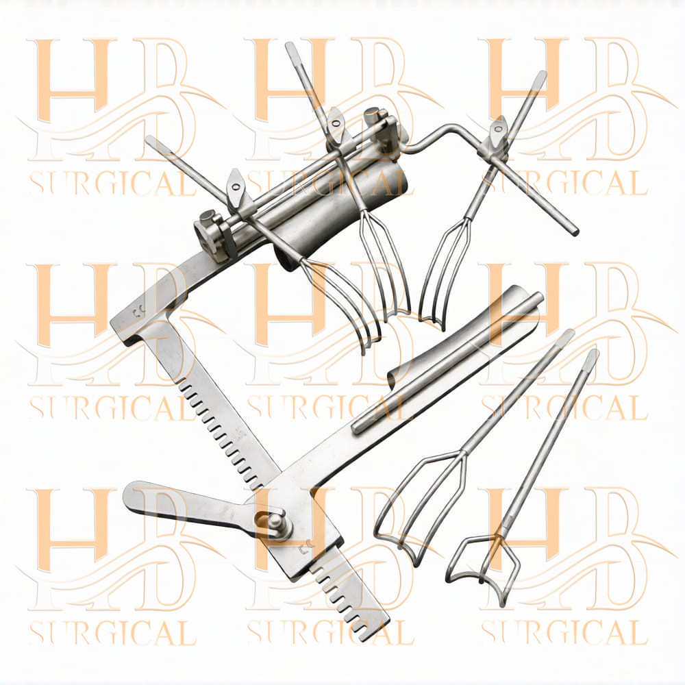 Cooley Cosgrove Mitral Valve Retractor Set Cardiac Surgical Complete Instruments