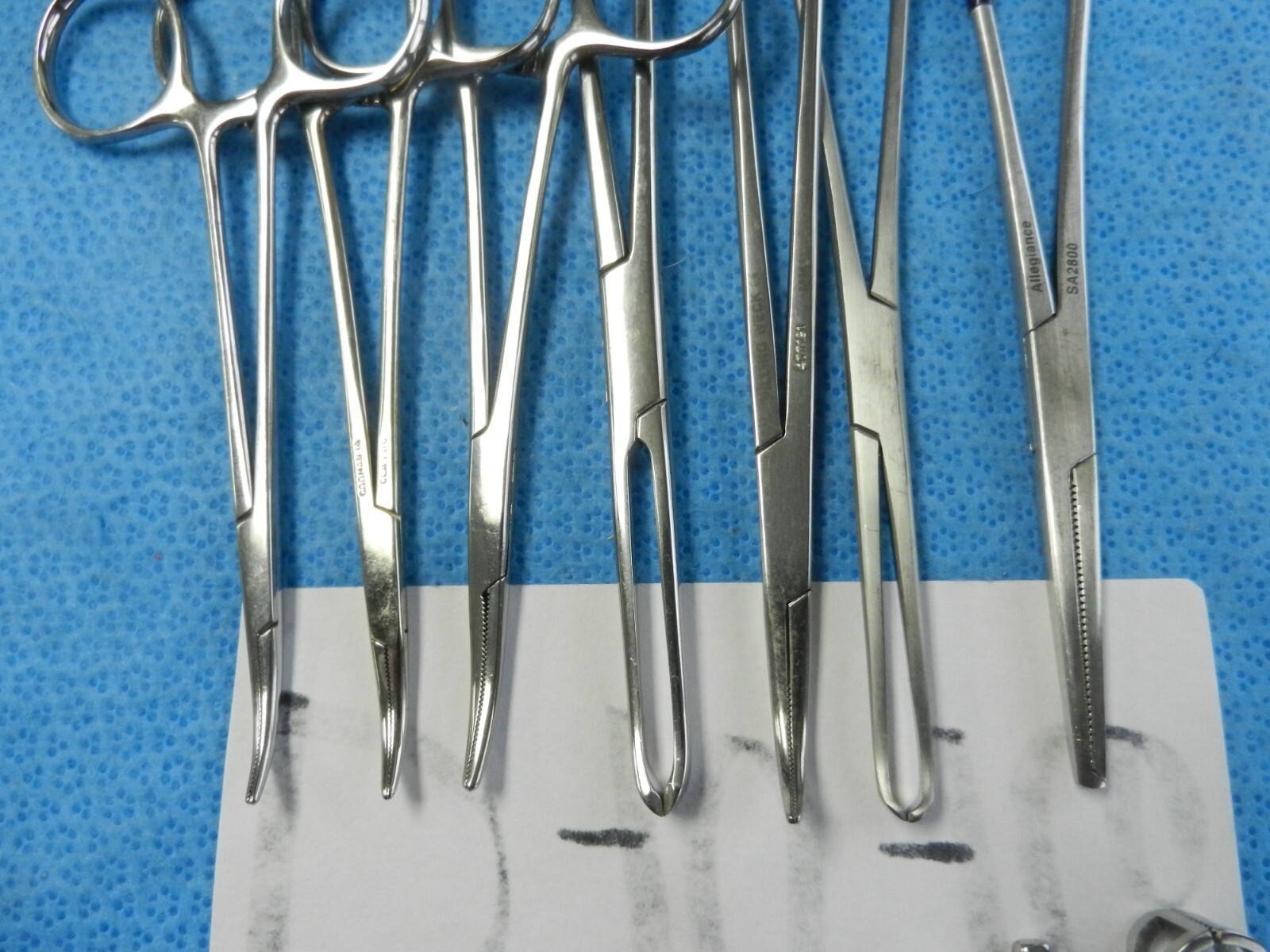 D7076 Pilling Weck V. Mueller Symmetry Surgical Forceps Lot of 15 12-21cm