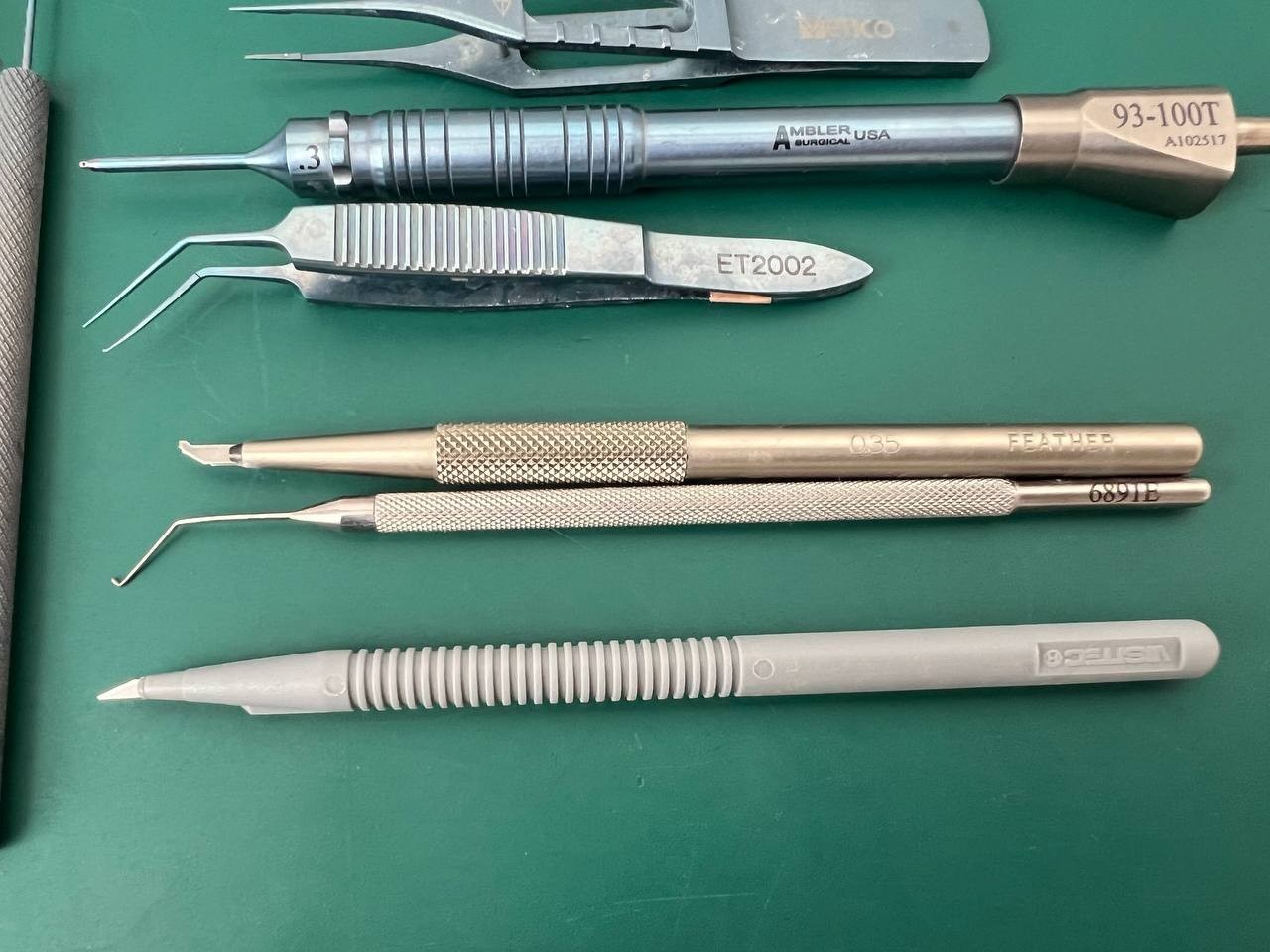 Lot ophtalmology instruments, Cataract Surgical Instruments with case,Ophthalmic