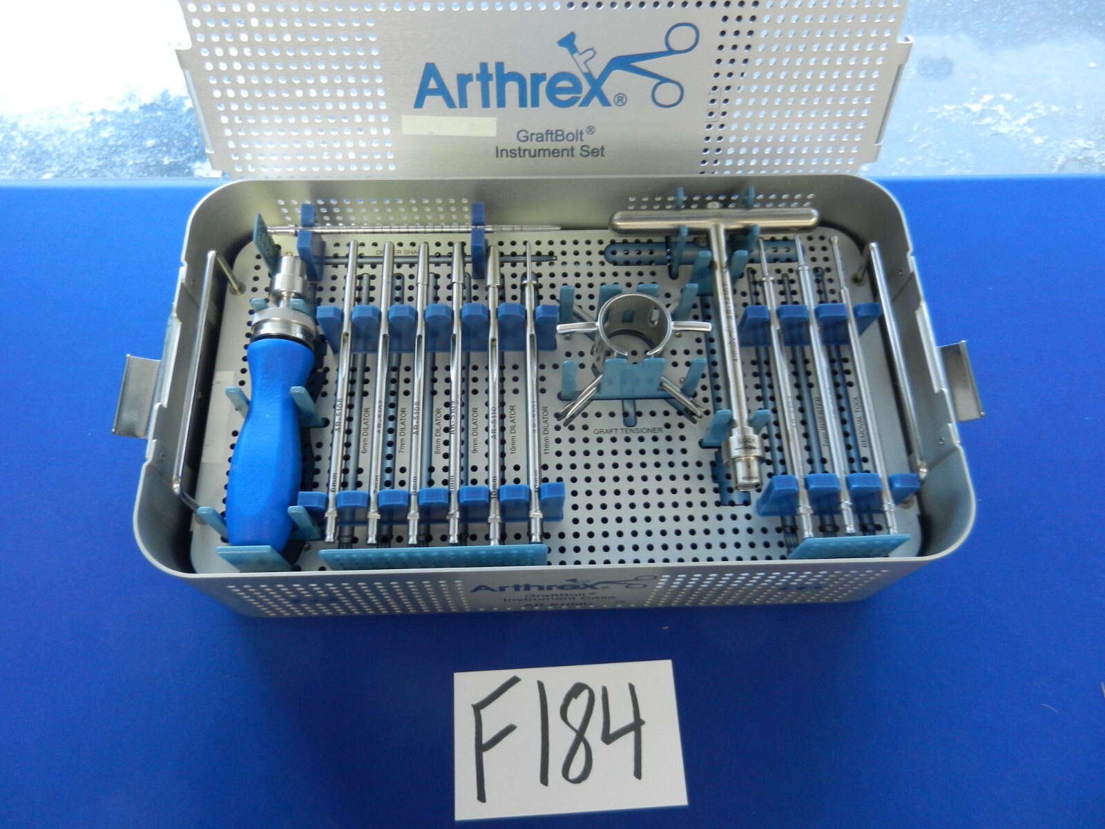 F184 Arthrex AR-5100S GraftBolt Instrument Set w/Case
