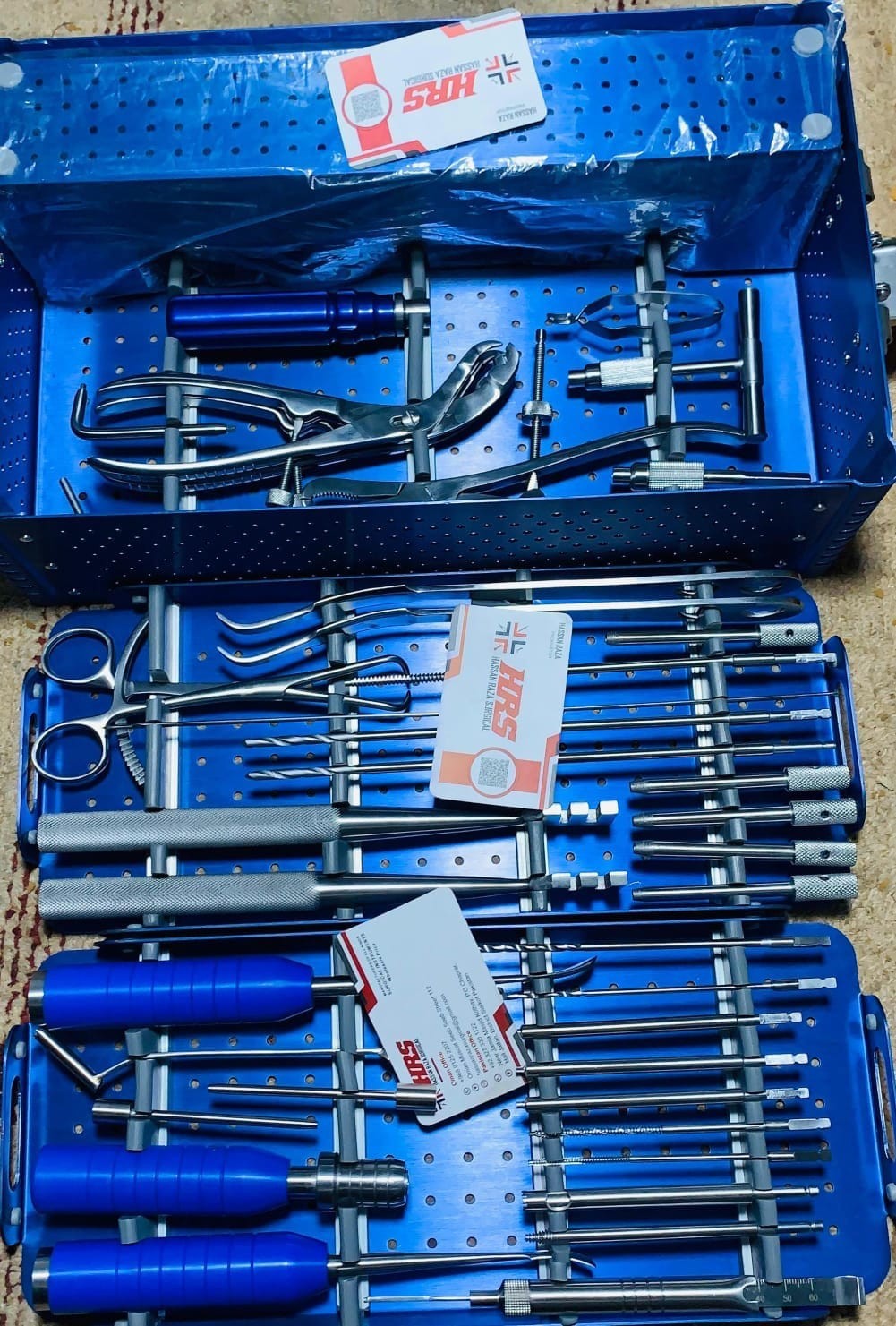 LARGE FRAGMENT LOCKING / NON-LOCKING PLATE INSTRUMENT SET