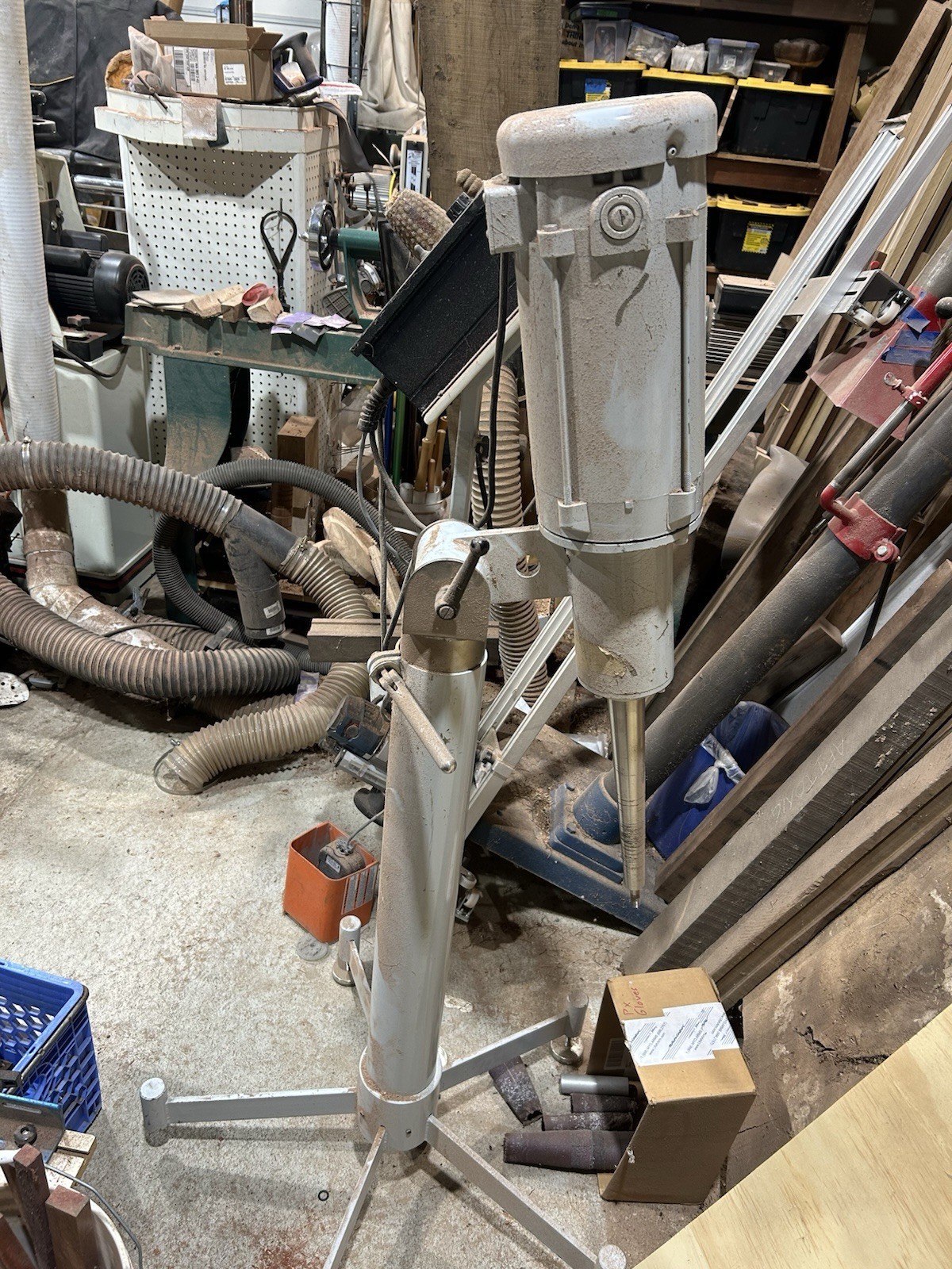 MICA Mfg 1 1/2 hp 3000rpm variable speed floor carver Router (Prosthetic Sander)