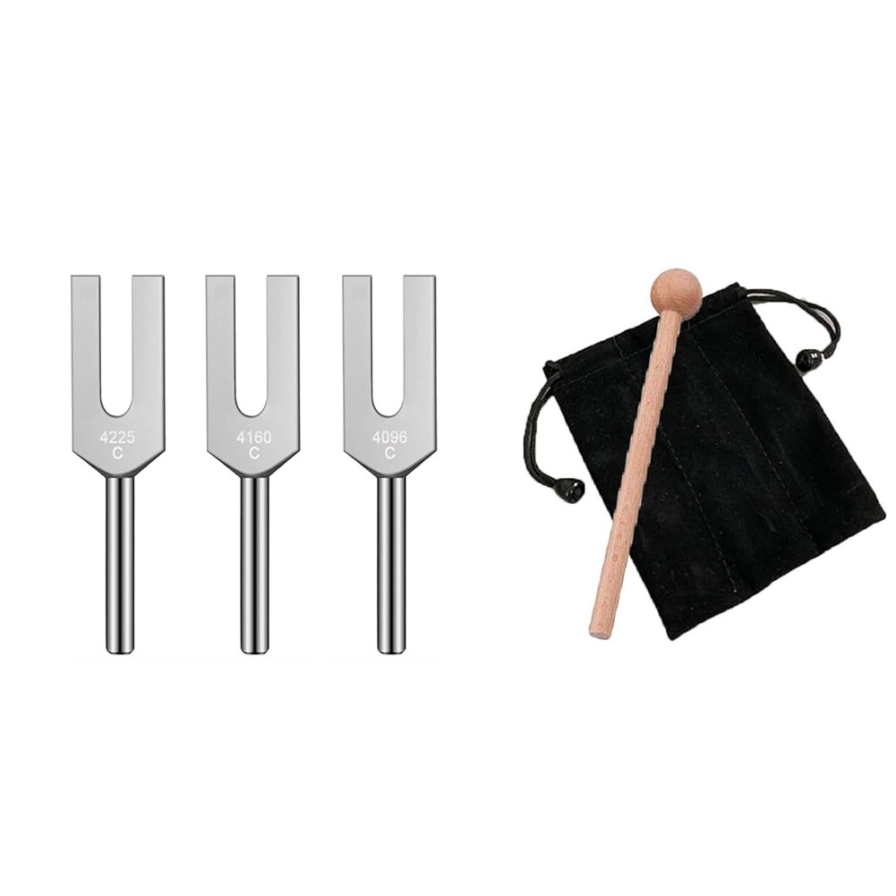 Angel Tuning Fork Set – 4096 Hz, 4160 Hz, 4225 Hz – Therapeutic Instrument2610