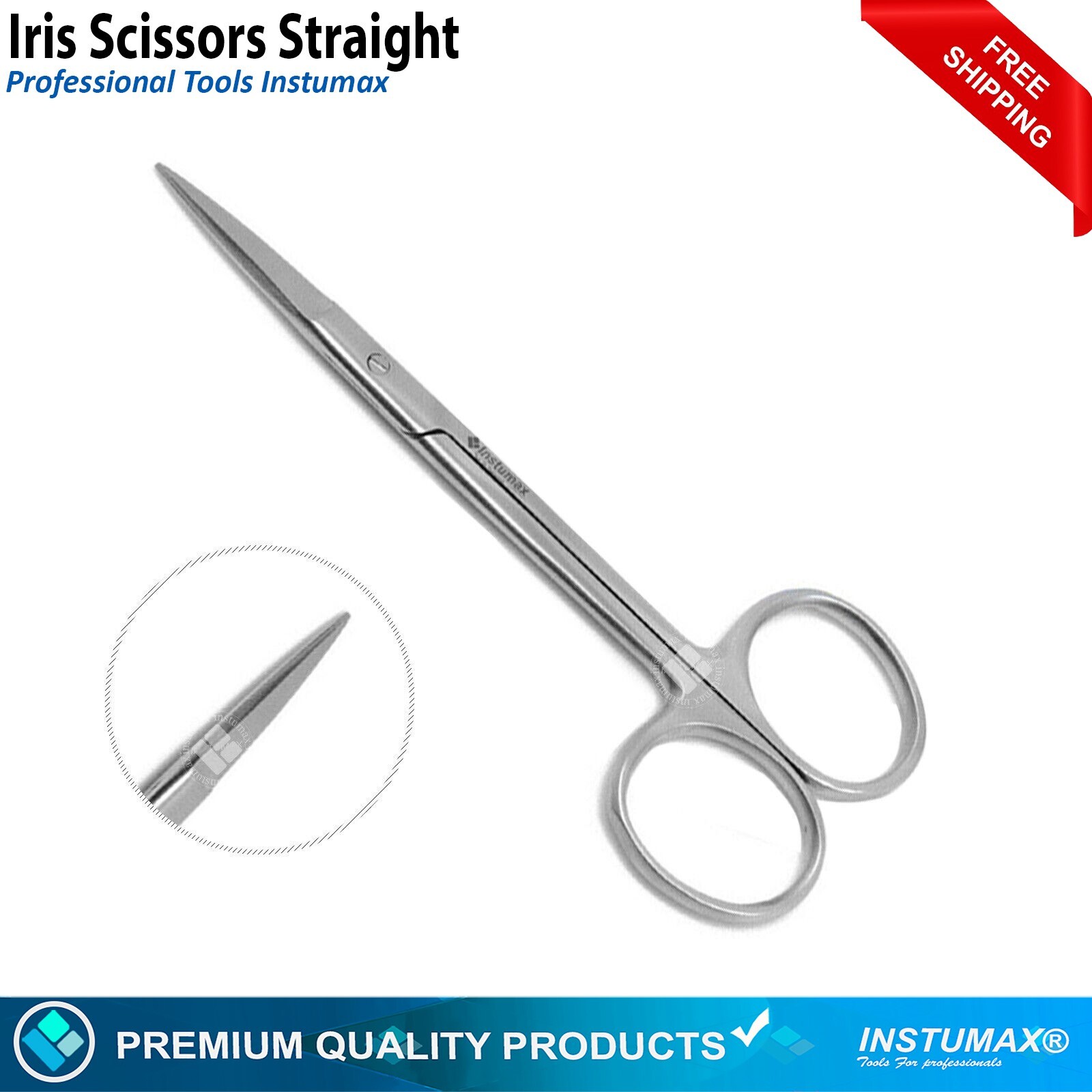 Universal Surgical Instruments Set Needle Holder Forceps Tissue Suture Scissors