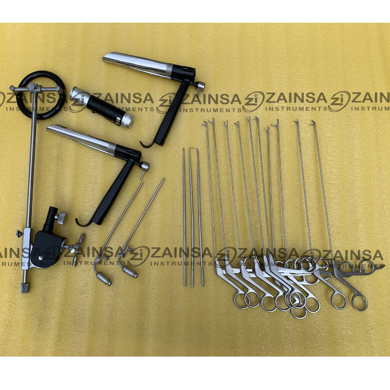 Pedestal Laryngoscope Set Micro Laryngeal Surgery ENT Endoscopic Set