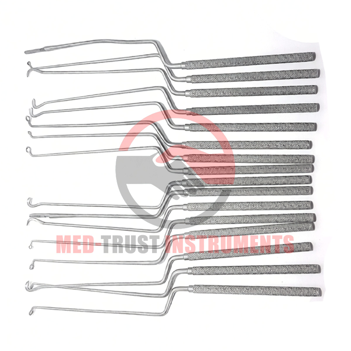 Hardy Pituitary Neuro Curettes Set Of 16 Surgical Instruments Transsphenoidal