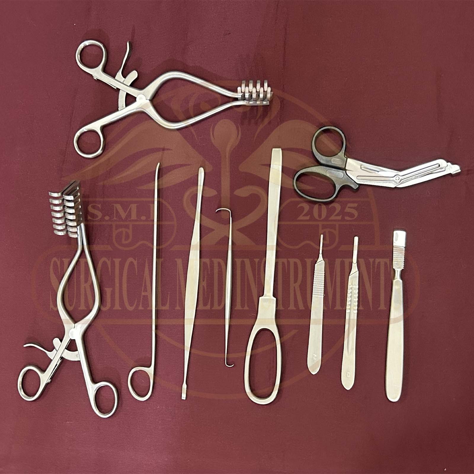 Basic Retractors Orthopedic Surgery Set Surgical Instruments Set of 10 PCS