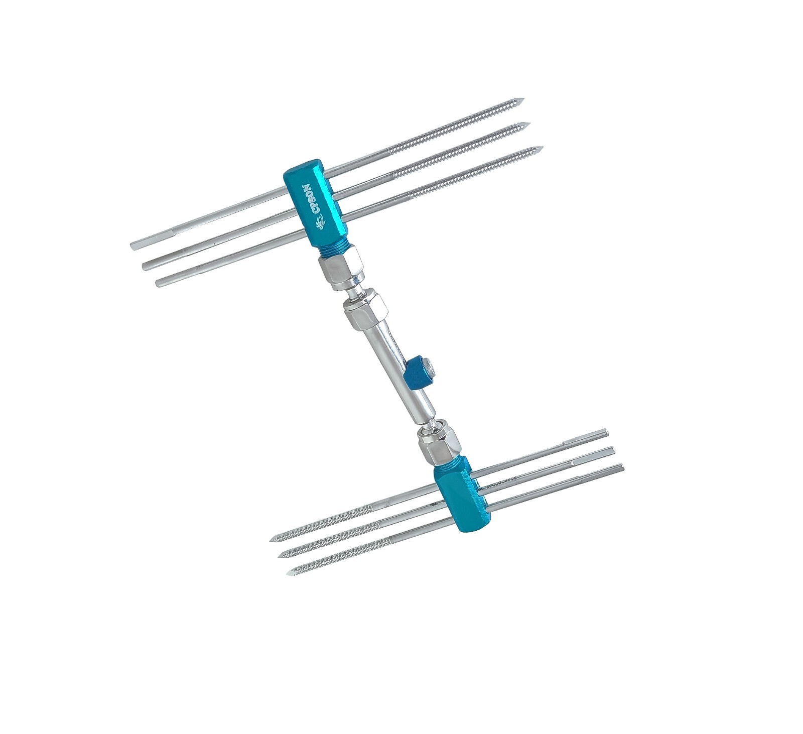 Orthopedic Fracture Surgery Colles External Fixator 145mm Set with Allen Key.