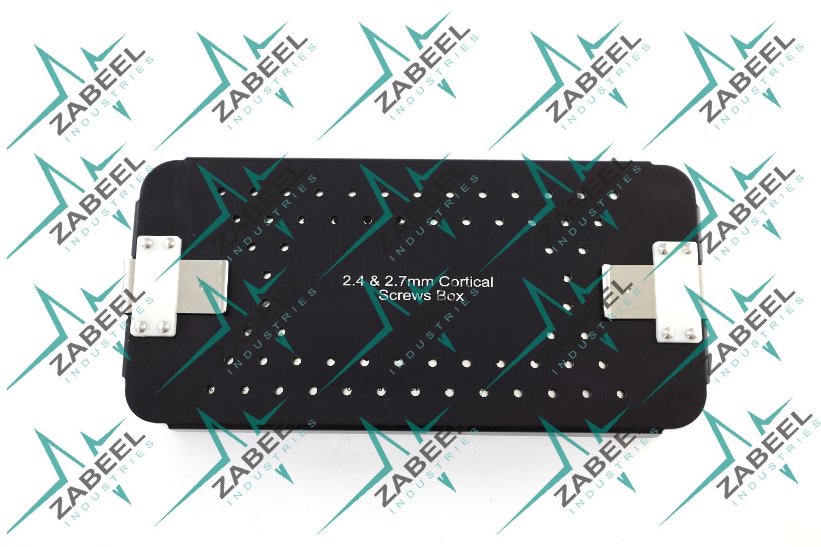 2.4mm & 2.7mm Cortical Screws Box, Rack, Sterilization Case Almunium By ZI