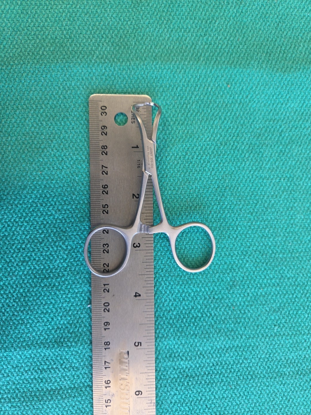 Jarit 109-100 Surgical Backhaus Towel Clamp Curved Up Forceps 3.5″