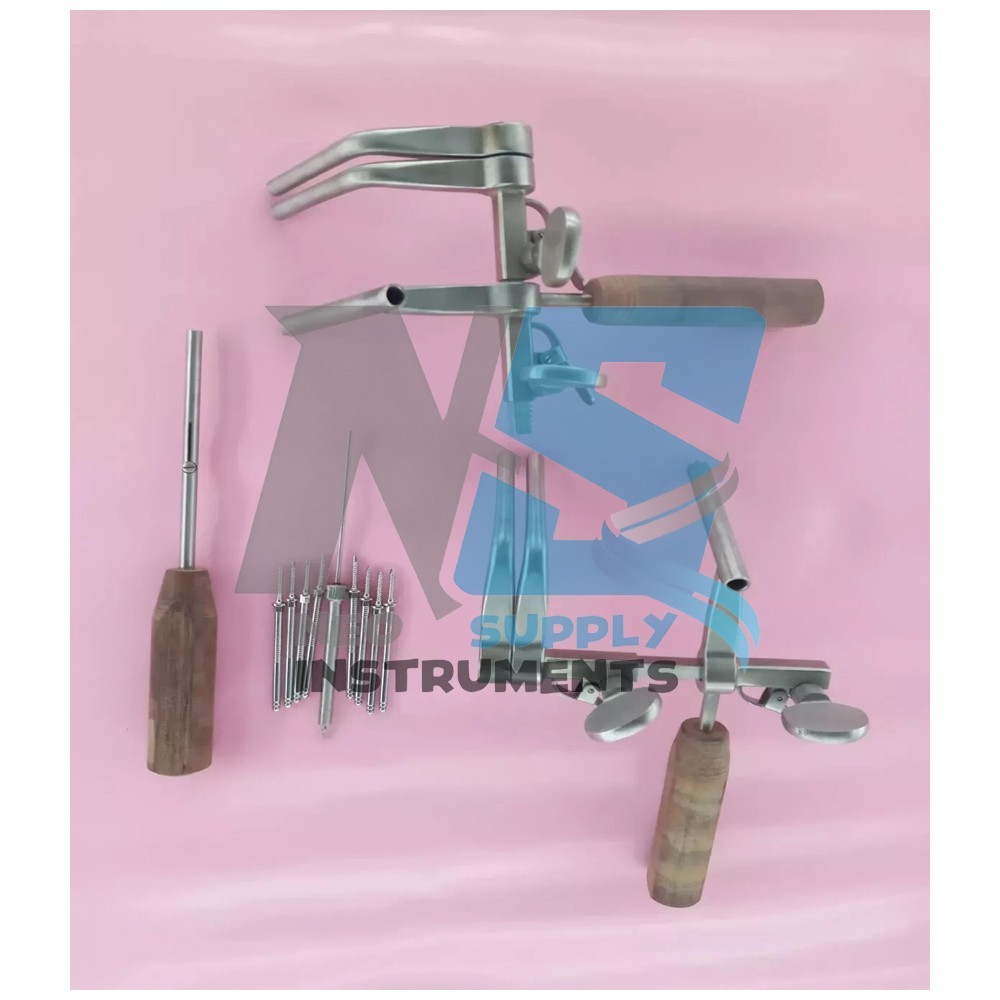 Caspar Cervical Distractor With Screws Driver Set Neurosurgical Orthopedic 12PCS