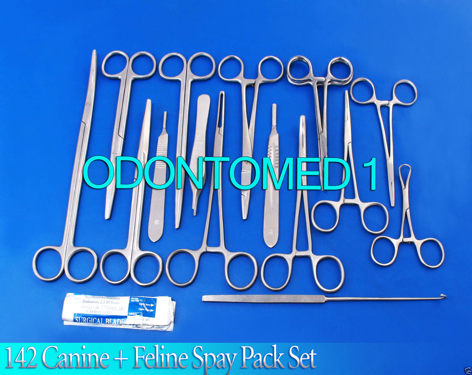 142 Pcs Canine+feline Spay Pack Veterinary Surgical Instruments Ds-1076