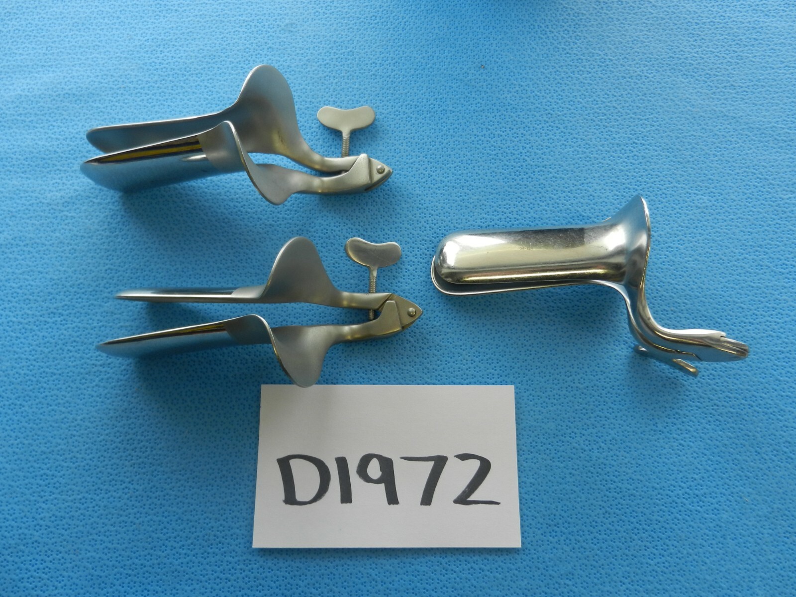 D1972 Euromed Surgical Rectal / Vaginal Speculums Lot Of 3