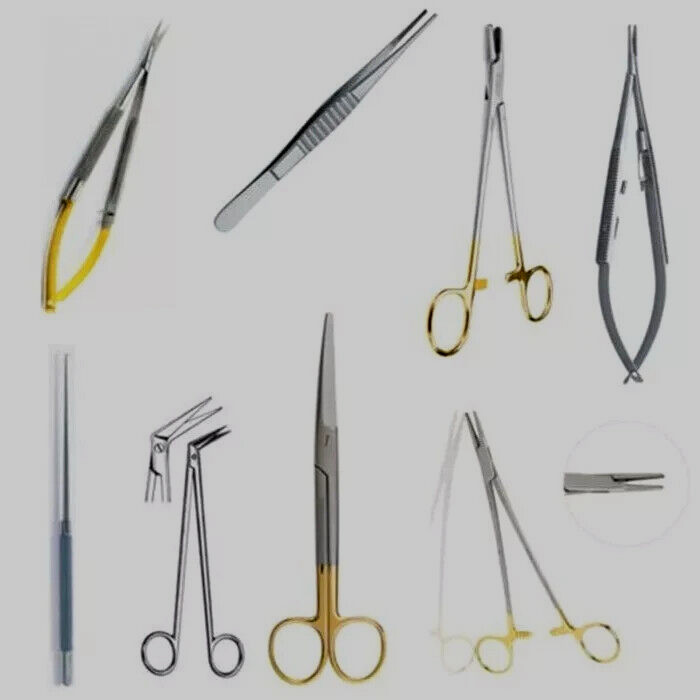 20 pcs vascular instrument set with sterilization box