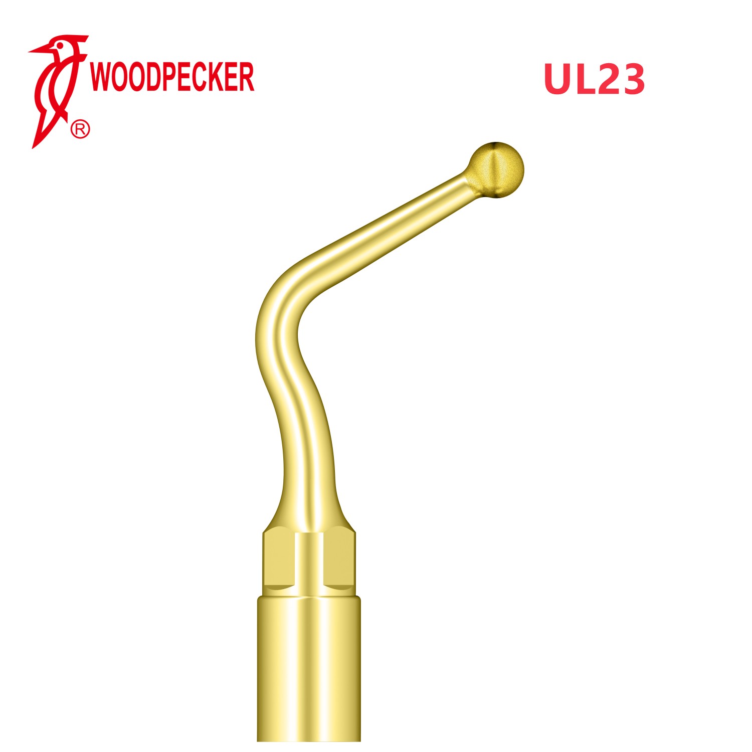 Woodpecker Dental Perio Bone Surgery Tips UL23 1pc/pk US-II LED AI-SURGERY