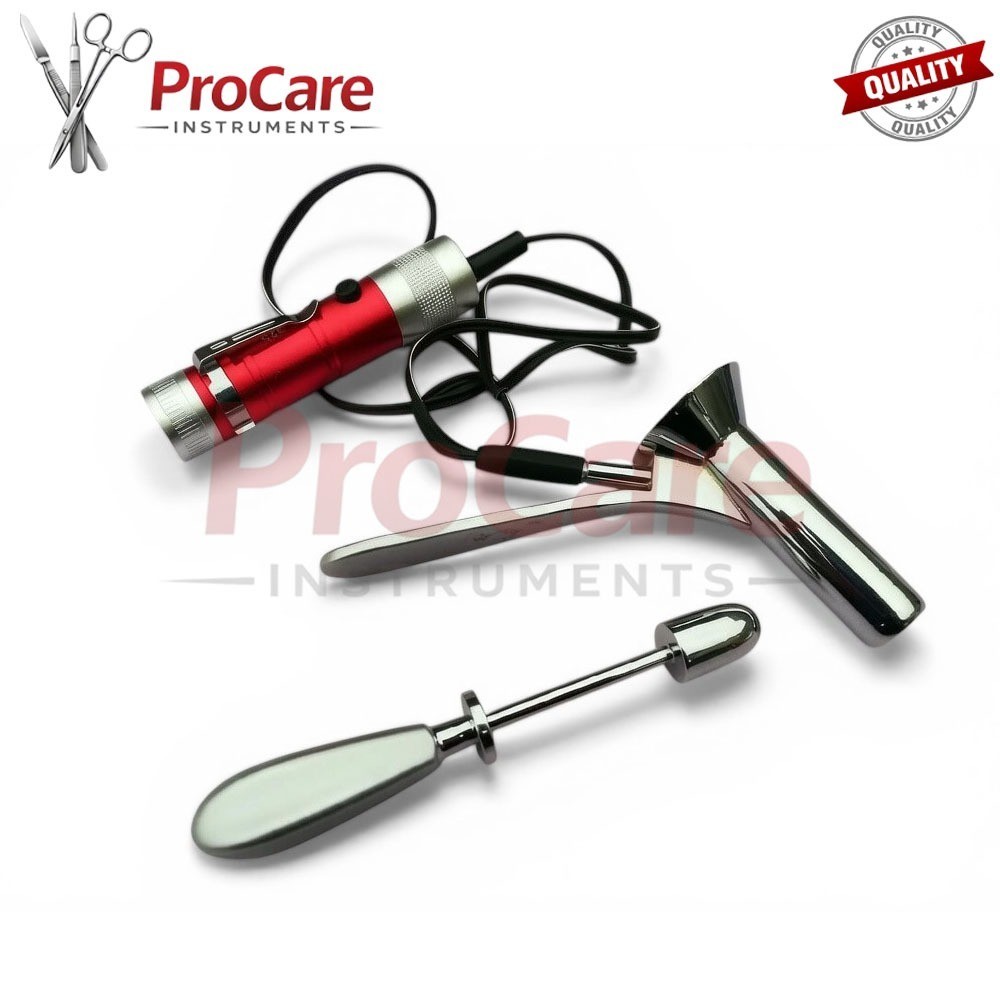 Kelly Hemorrhoid Proctoscope With Light Source Anoscope Rectal Proctoscope