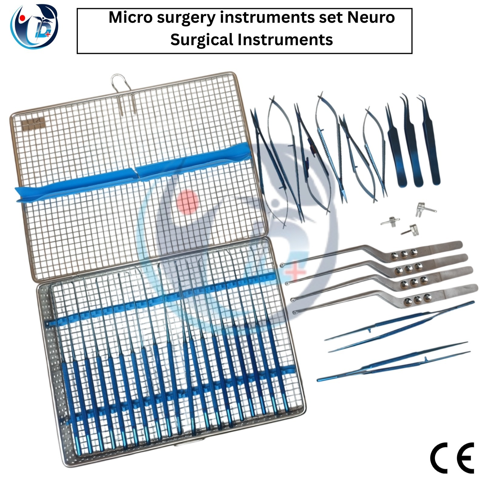 Micro surgery instruments set Neuro Surgical Titanium coated Instruments