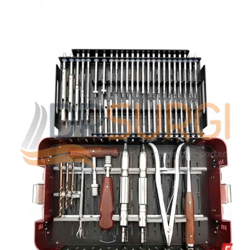 Broken Screw Extractor Set 53 PCS Surgical Screw Removal Orthopedic Instruments