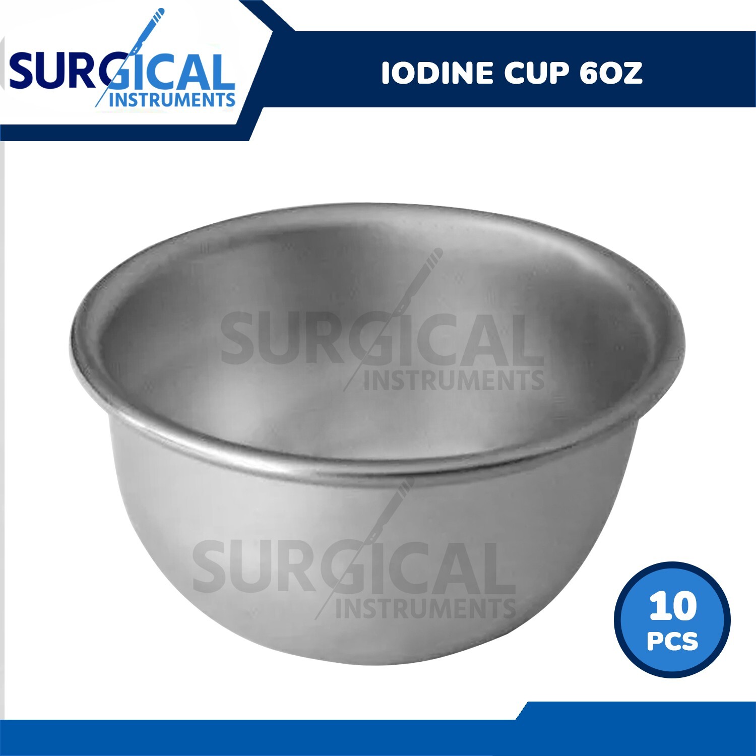 10 Pcs Iodine Cup 6oz Surgical Medical Equipment ENT Instruments German Grade