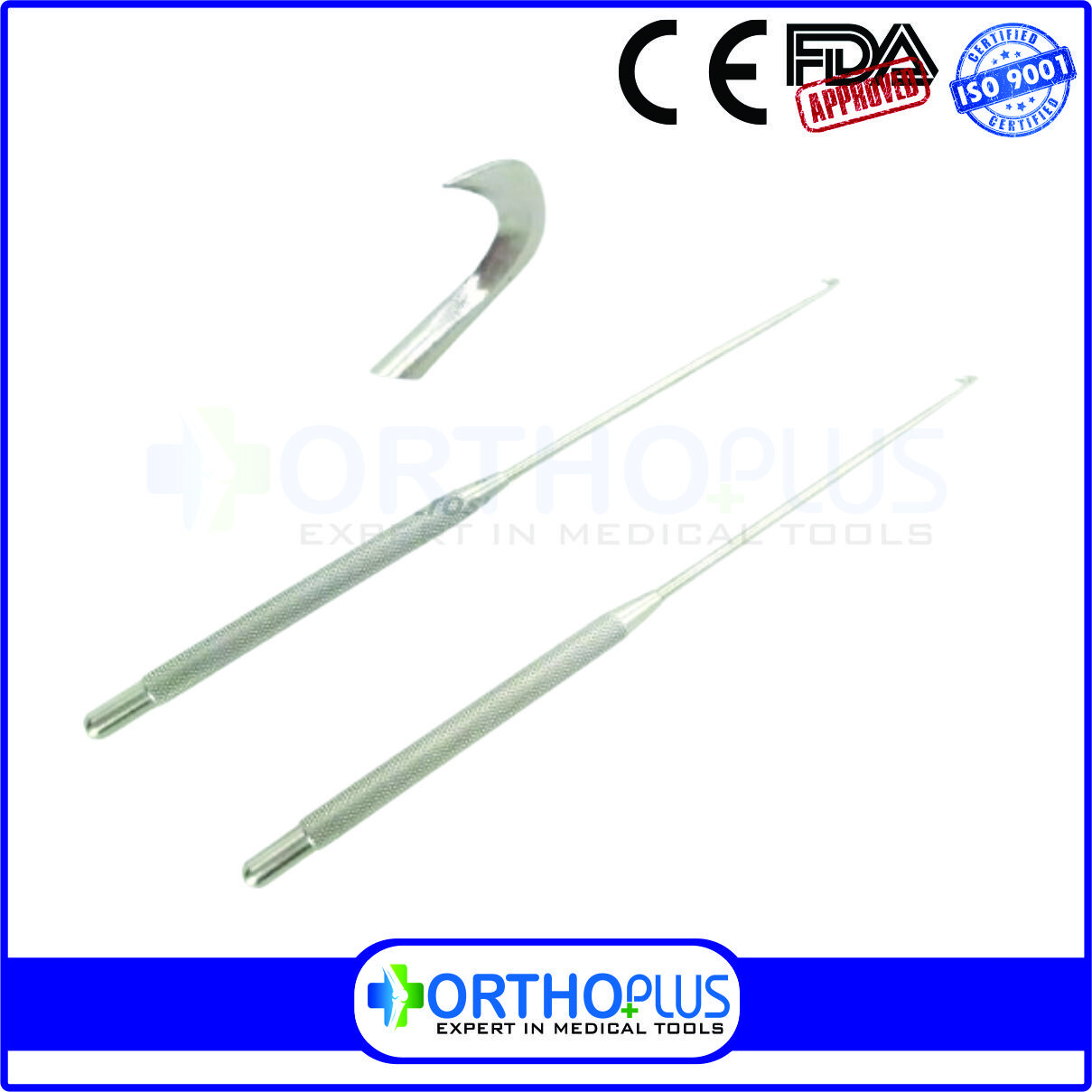 5 mm New 2 Pcs Arthroscopy Hook Knife Arthroscopic instruments NEW