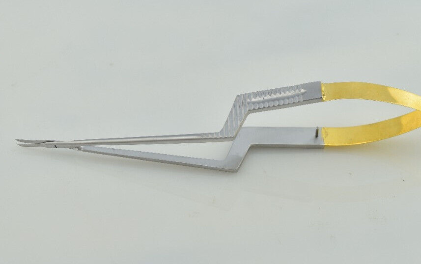 Kamiyama Micro Scissors Neurosurgery 18cm,Bayonet Handle Japanese stai steel