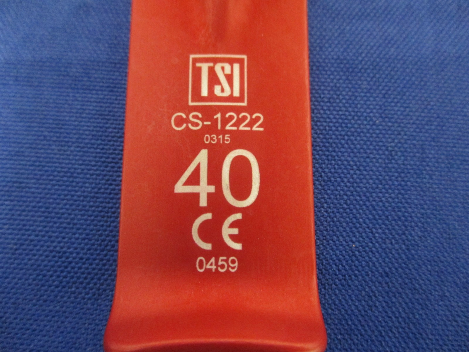 Tedan PHANTOM CS CERVICAL BLADE BLUNT 23 x 40MM, W/LIGHT GUIDE, RED cs-1222