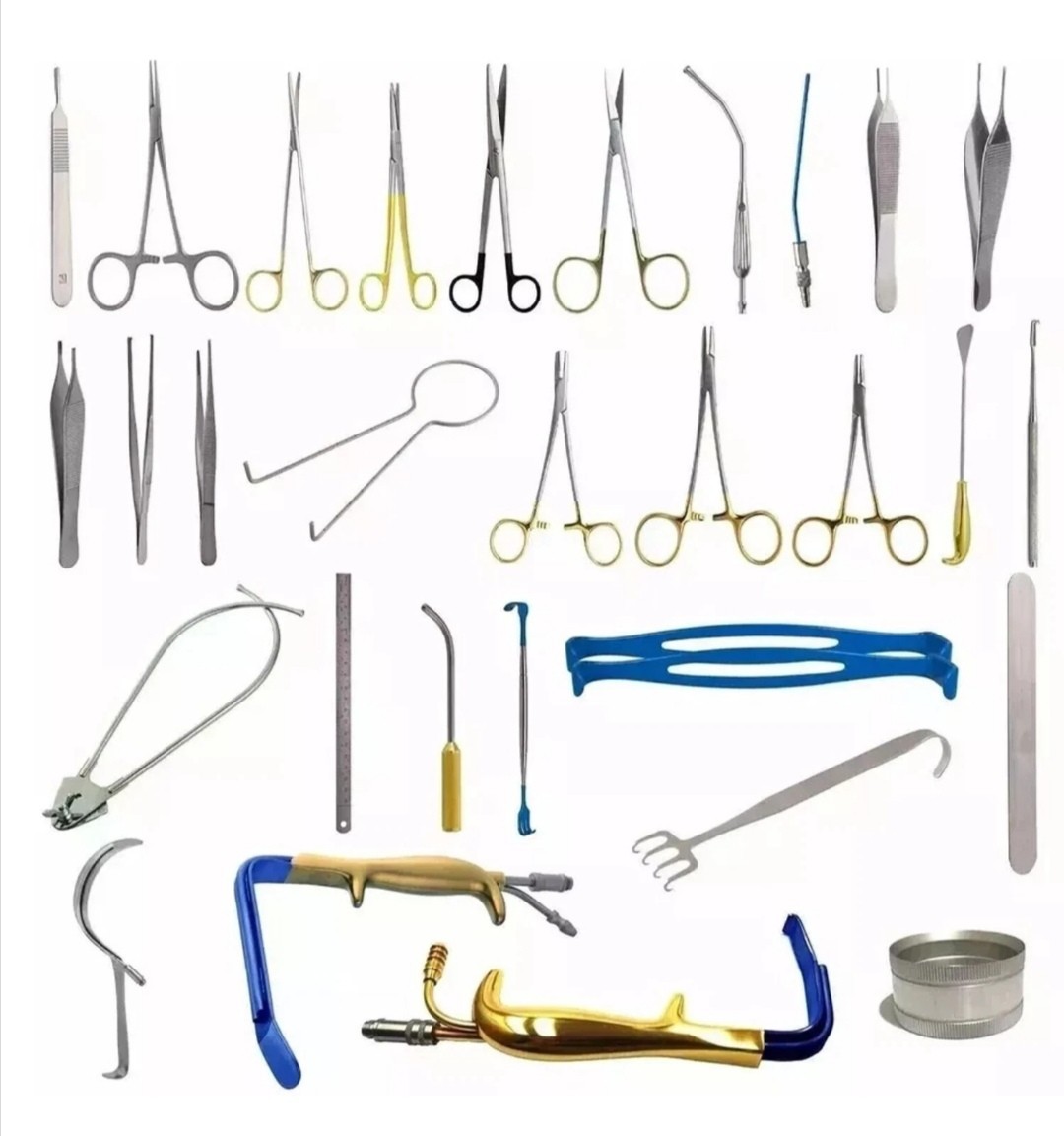 Breast Augmentation Set Of 38 Pcs , Plastic Surgery, Surgical Instruments Set