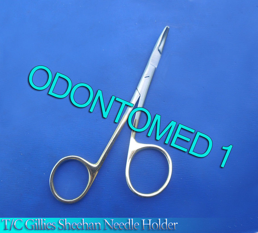 T/C Gillies Needle Holder Surgical Dental Instrument
