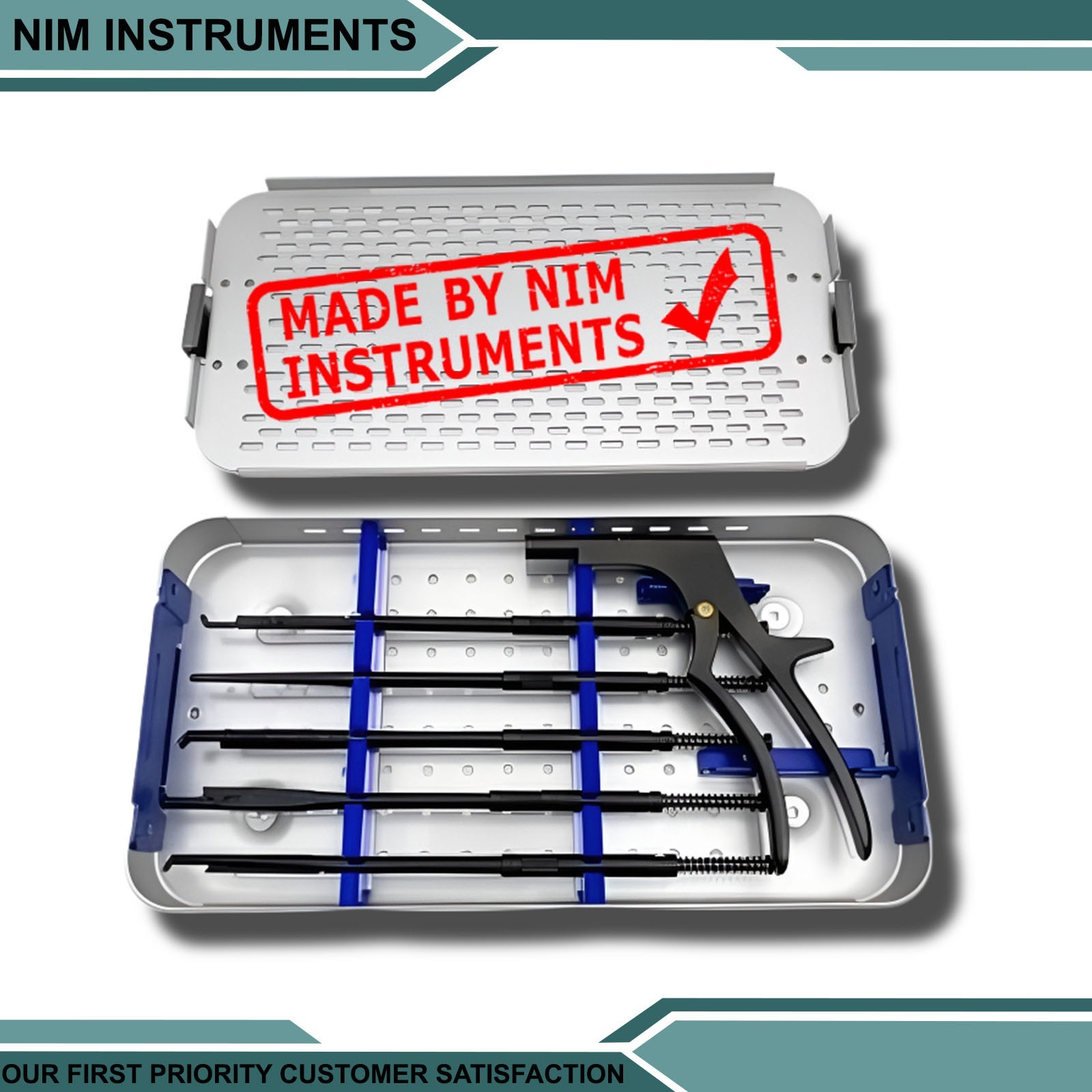Interlaminar Kerrison Rotating Rongeur Set Spine Surgery Orthopedic Instruments