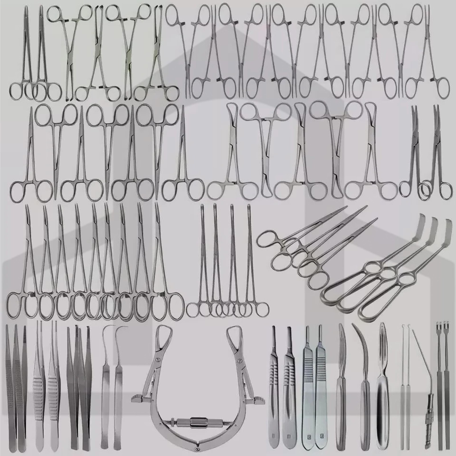Thyroidectomy Surgery Set ENT Surgical Instruments 73 Pcs Set