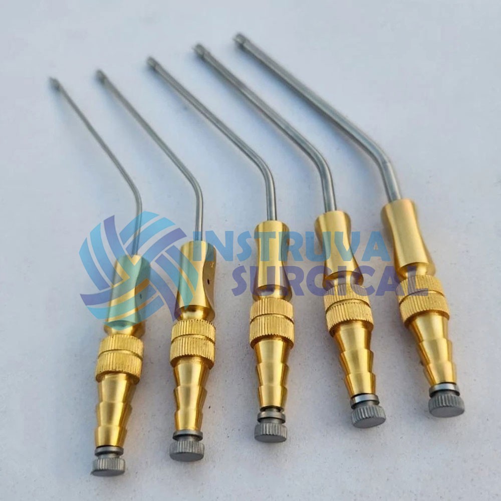 Frazier Suction Tube With Atraumatic Tip 6 To 14FR 5 PCs Set Surgical Instrument