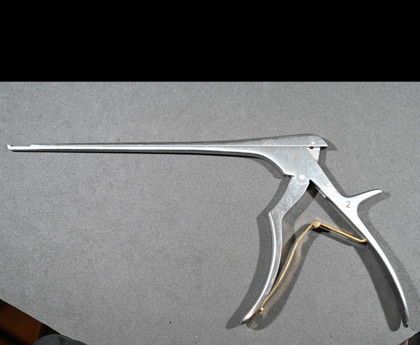 Aesculap FK970R Kerrison Laminectomy Bone Punch 2 mm 15 mm Detachable 7⅞ in