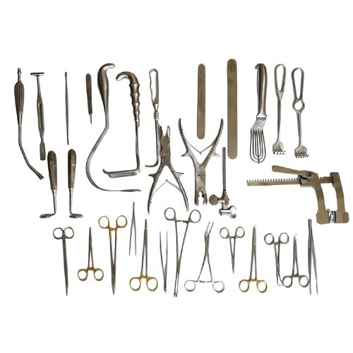 Open Thoracotomy Surgical Instruments Set of 35 pcs