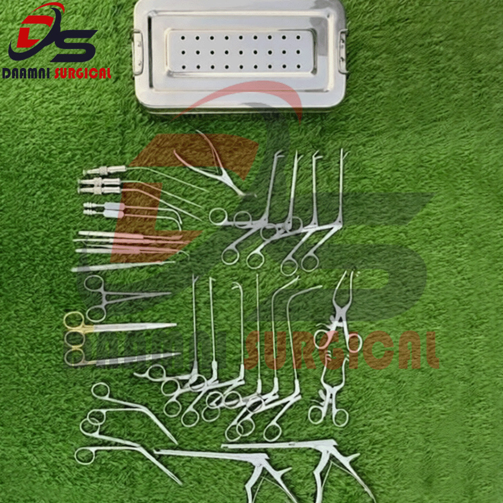 Fess Instruments Set, Complete Set of Endoscopic Sinus Surgery Instruments