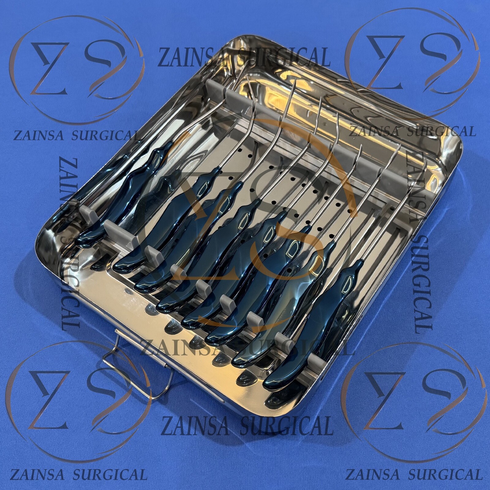 Face Lift Browlift Dissector & Elevator Set, With Box Plastic Surgery Instrument