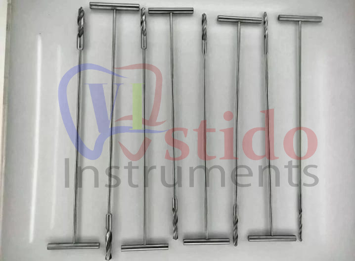 K Nail Reamer Solid Handle Surgical Orthopedic Instruments 8 PCS Premium Quality