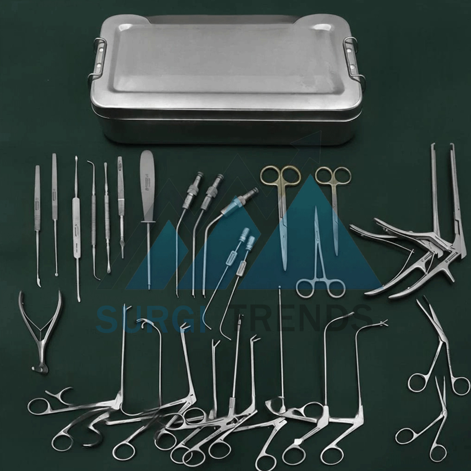 Fess Instruments Set, Complete Set of Endoscopic Sinus Surgery Instruments