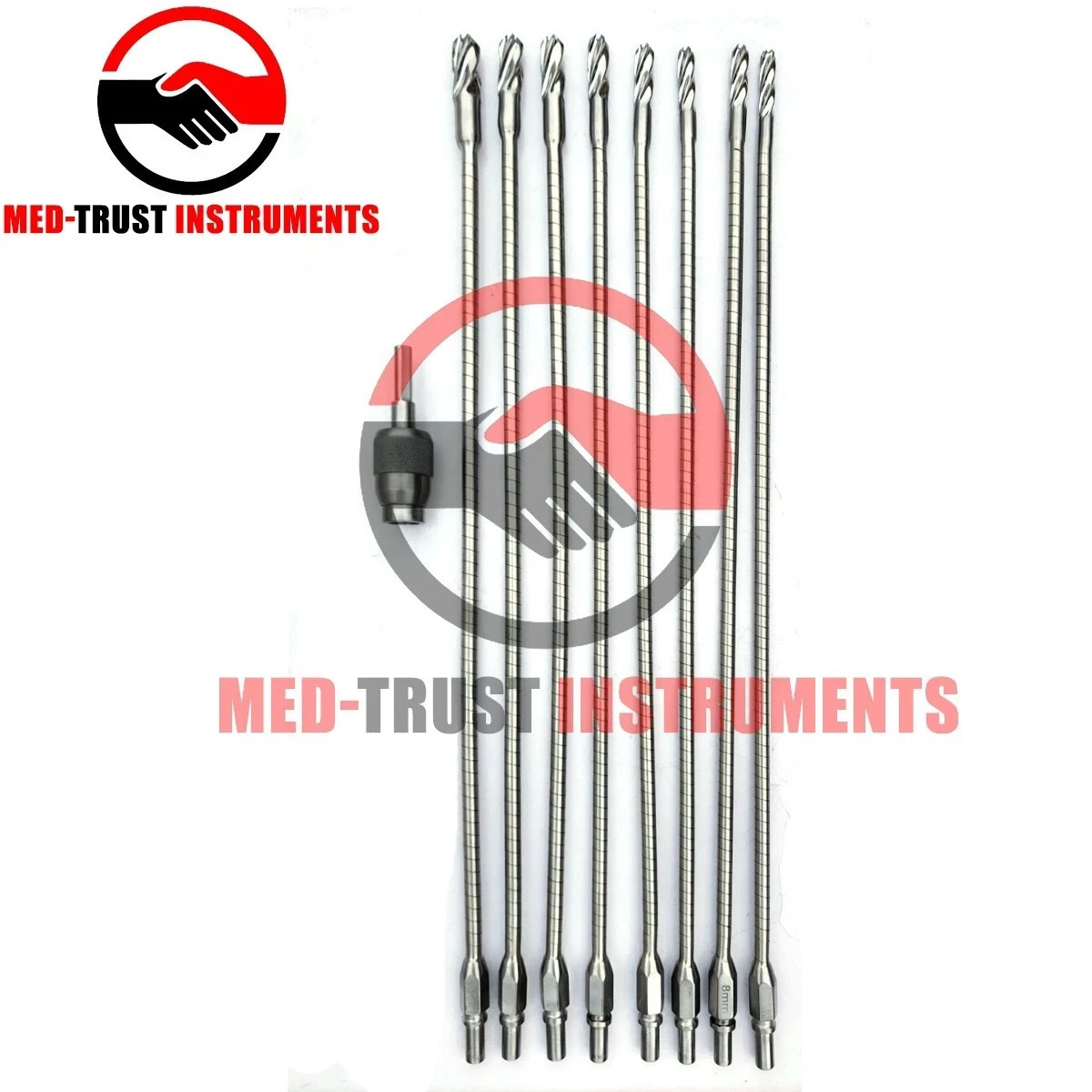 Flexible Reamer Surgical Instruments Set 9pcs Orthopedic Instruments