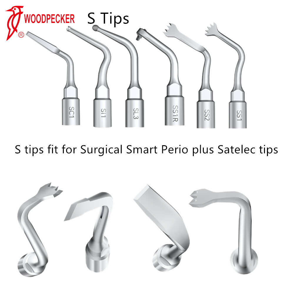 Woodpecker Perio Bone Surgery S Tips for Surgic Smart & Satelec SS1 SC1 SP1 SE1