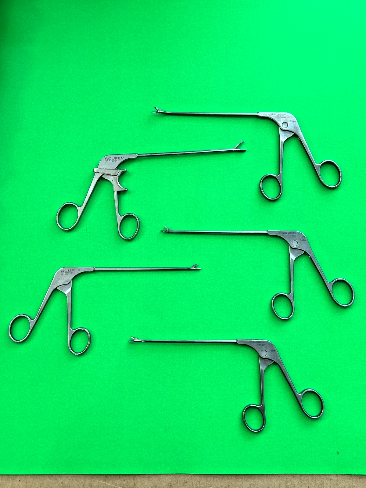Acufex Orthopedic Punch/Graspers/Scissors SET of 5 Description for More Details