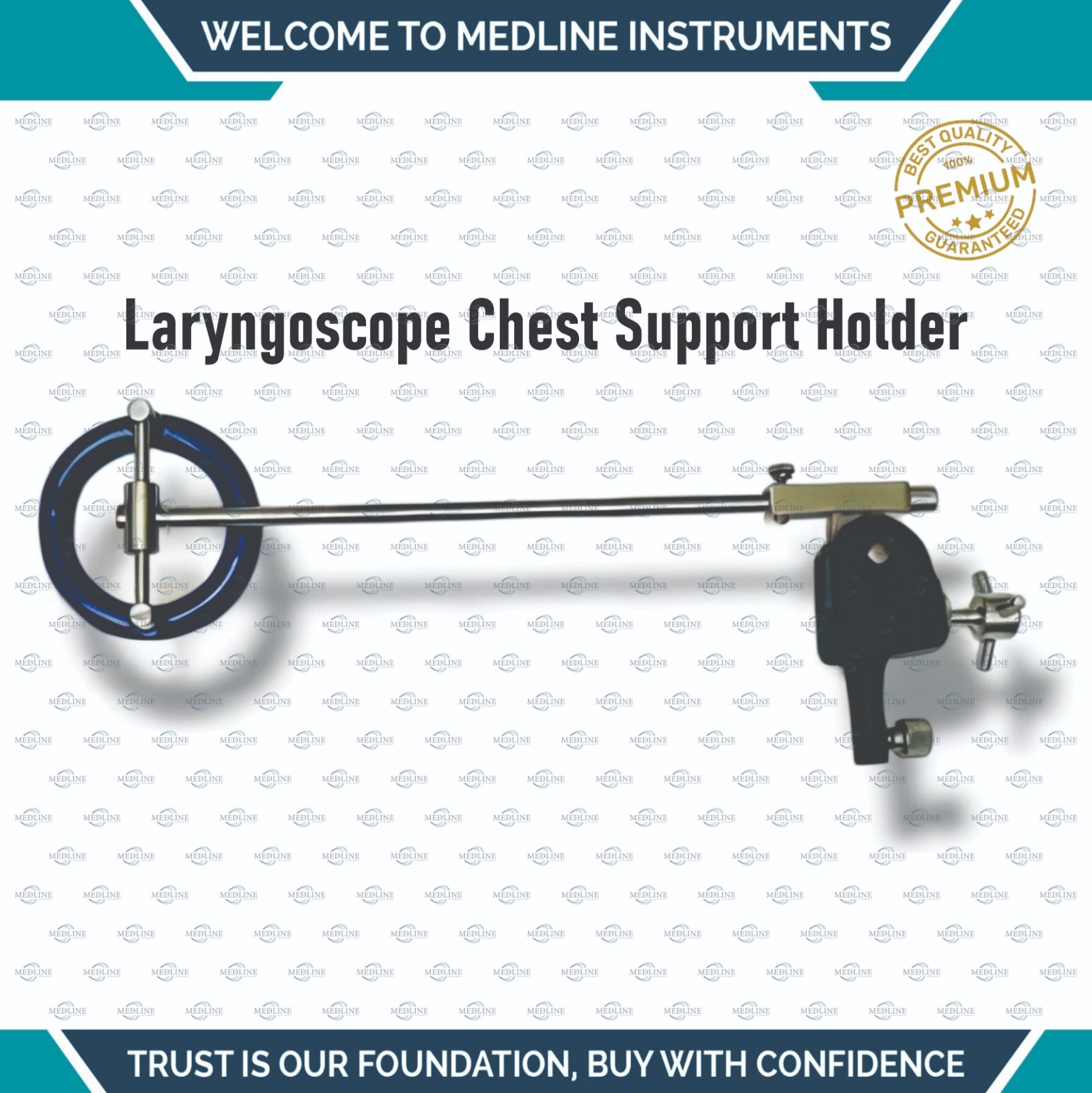 Laryngoscope Chest Support Holder 1 PC Orthopedic Instruments
