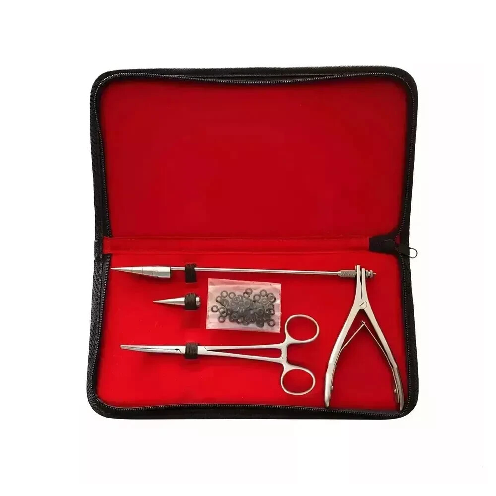 Hemorrhoid Suction Ligator With 100 bands High Quality Surgical Instrument kit