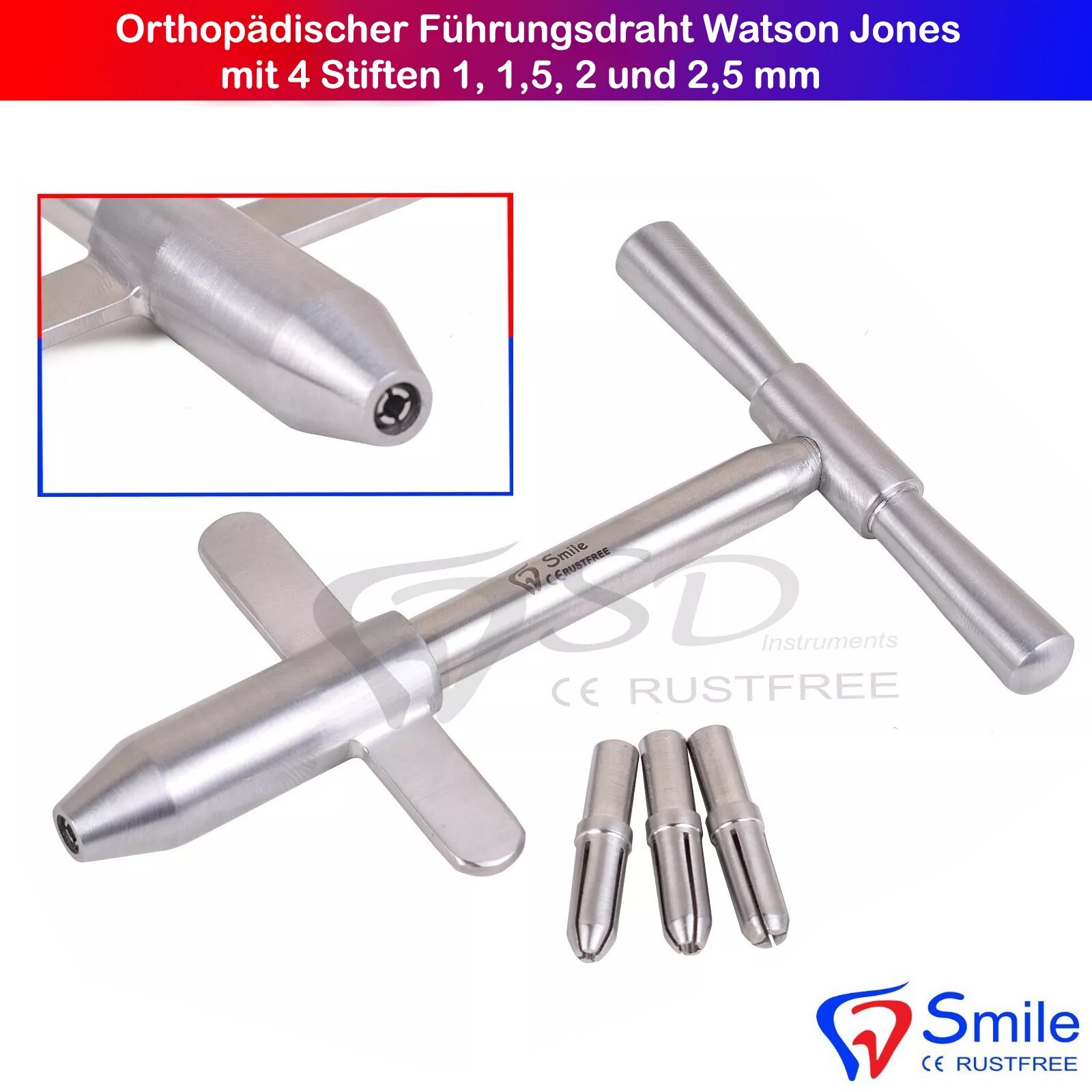 Watson Jones Guide Wire Introduction Aid Orthopedic Instruments Surgical