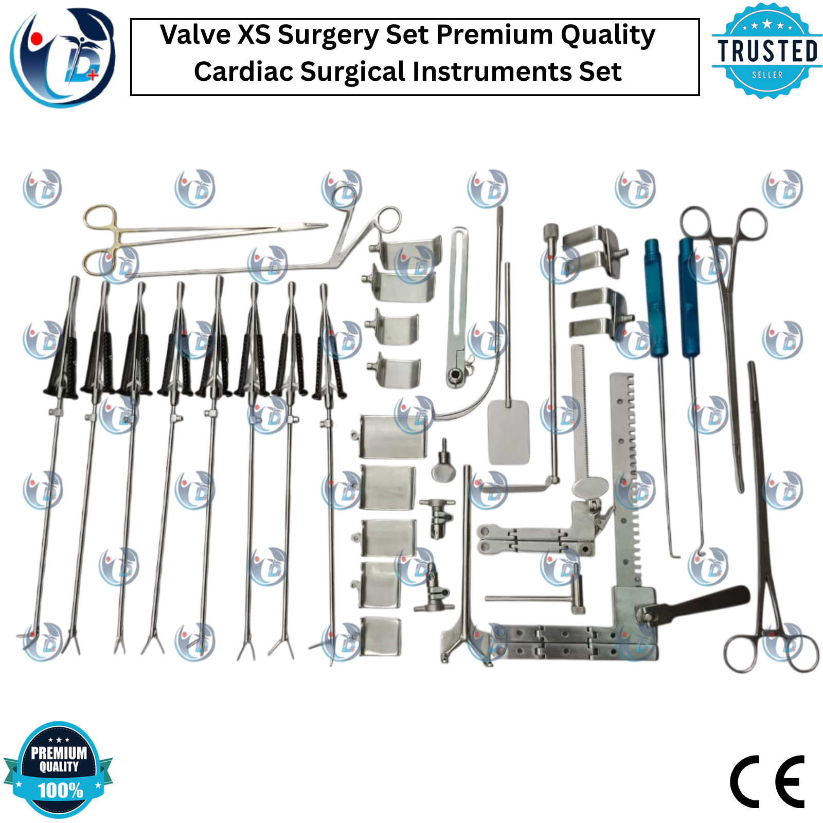 Valve XS Surgery Set Premium Quality Cardiac Surgical Instruments Set