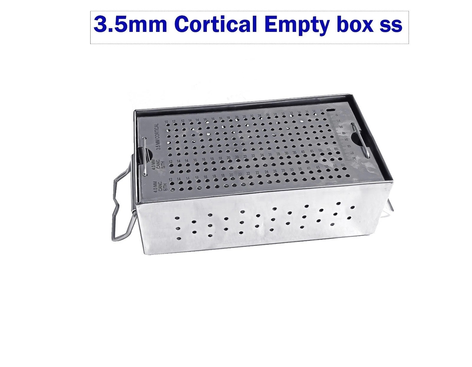 Orthopedic Empty Case Box for 3.5 mm Cortical Screw