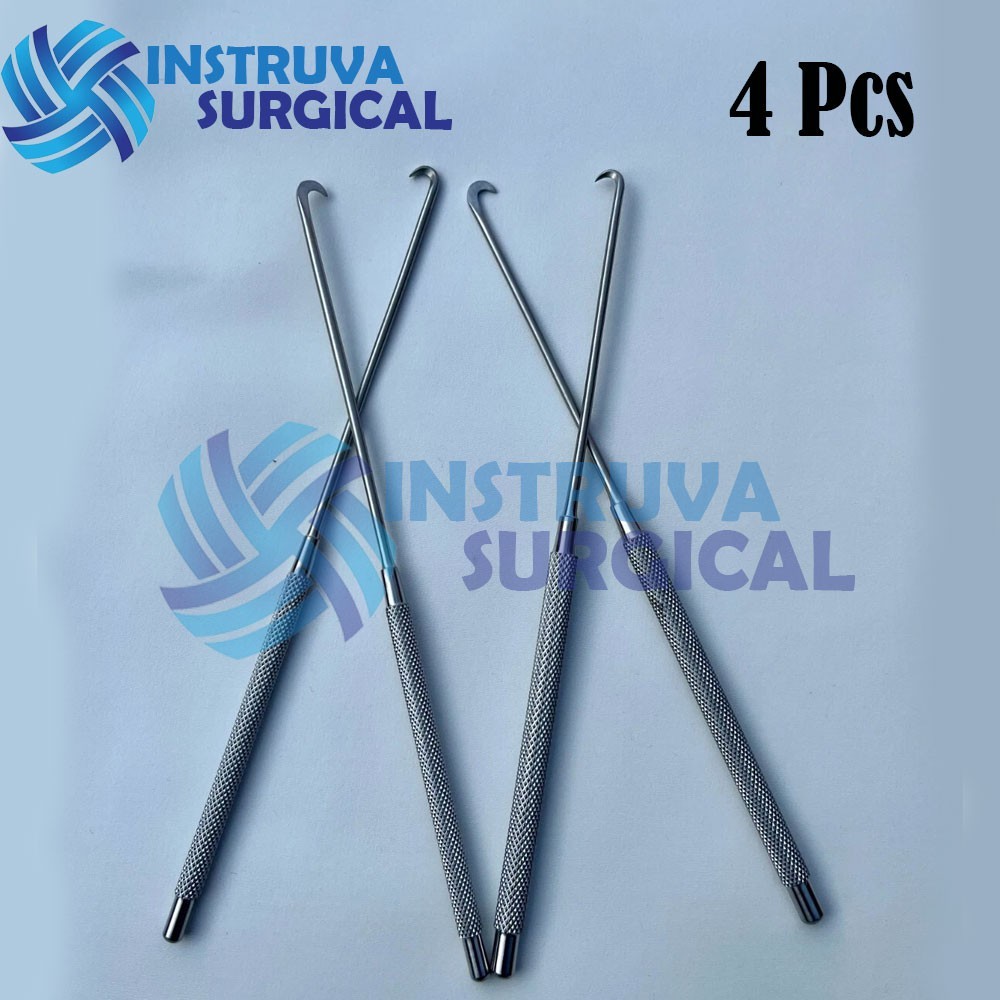 Arthroscopy Hook Knife 3mm & 5mm 4 PCs Set German Steel Arthroscopic instruments